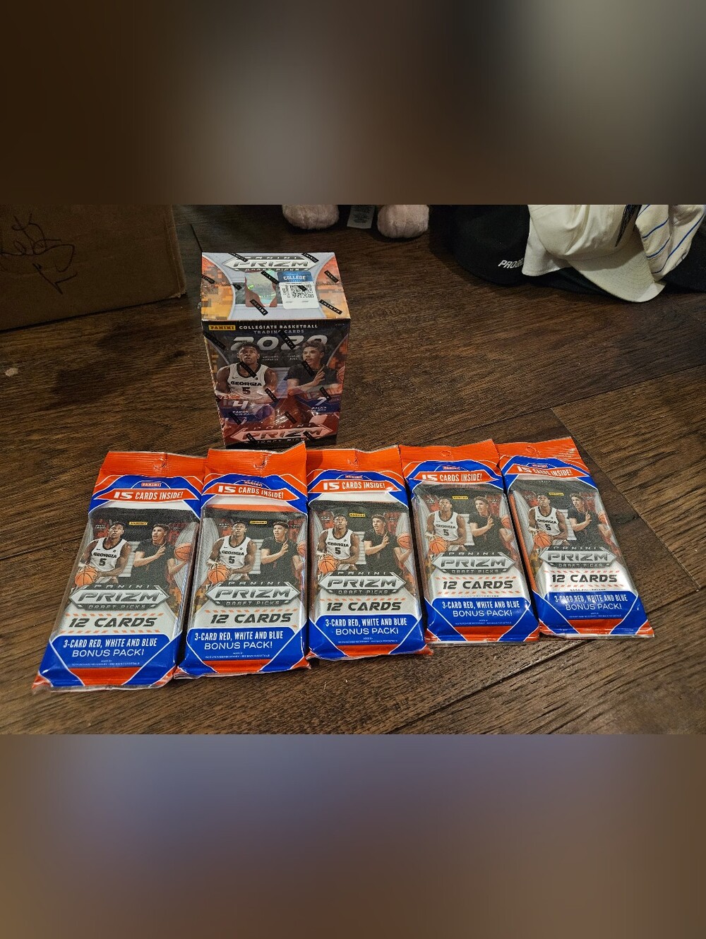 Sealed 2020-21 Prizm Draft Picks Basketball NBA Cello Pack And 1 Booster Box.